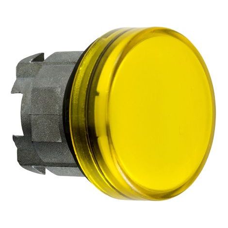 Tête LED jaune PIL.LUM avec lentille plate et 3W, 3000K, IP65.