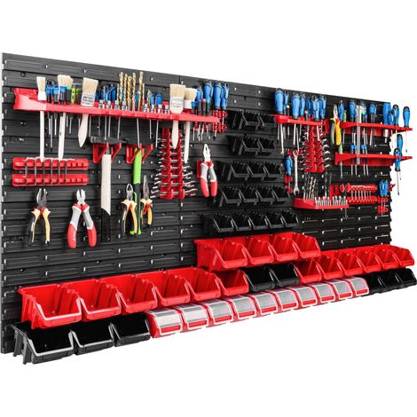 Pannello portautensili 172x78 cm, scaffale per officina/garage (1/5)