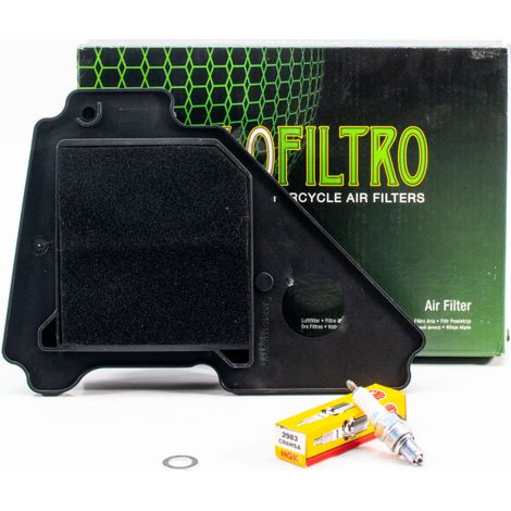 Kit Révision Filtres Bougies pour YAMAHA YBR 125 de 2005 à 2018 - Sans Huile