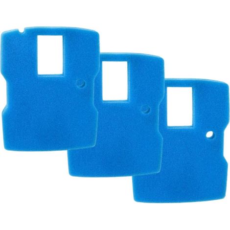 Filtre à ventilateur en éponge multicouche (paquet de 3), adapté au modèle 660 GPH, améliore la clarté de l'eau, disponible en plusieurs couleurs. (1/5)