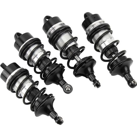 Amortisseurs avant et arrière RC en alliage d'aluminium à ressort haute élasticité pour ARRMA 1/7 Noir (1/5)
