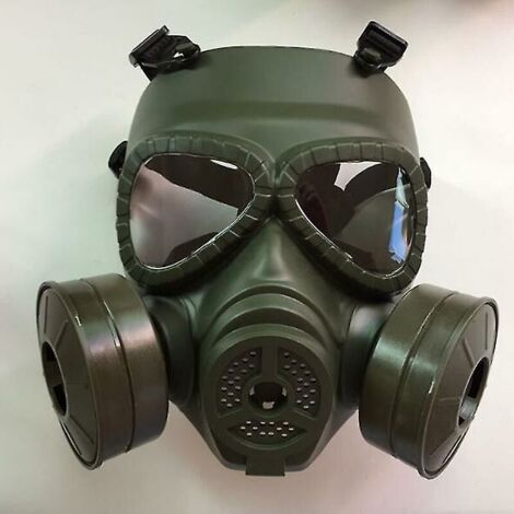 Taktische schwarze Atemschutzmaske im Militärstil, Gesichtsmaske für den Außenbereich (1/2)