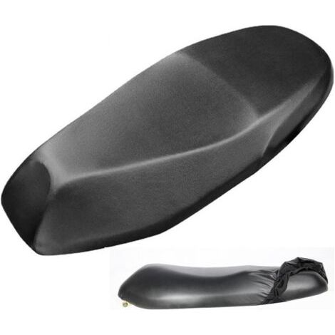 Housse de siège Universelle pour Moto, Housse de siège, Scooter en Cuir, Protection Anti-Rayures avec Protection Soleil et Pluie. pour Scooter électrique et Moto (L) (1/4)
