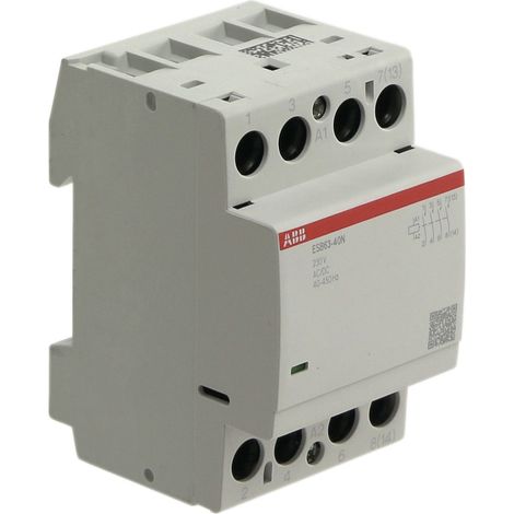 ABB Installationsschütz ESB63-40N-06, 63 A, 4S/0Ö, 230 V (1/5)