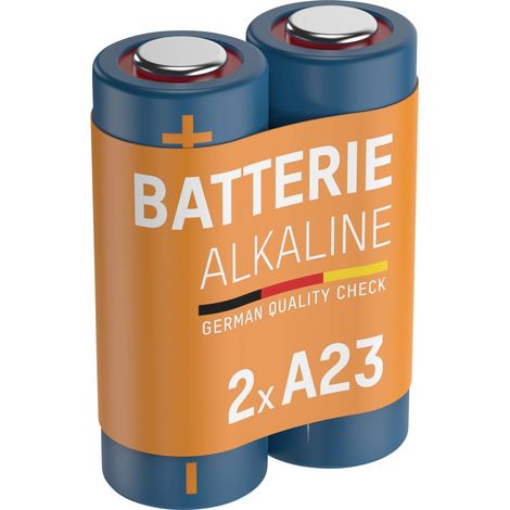 Set di 2 pile alcaline 12 V A23 / LR23. (1/3)