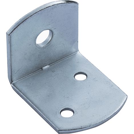 Piastrina ad angolo 30 x 36 x 30 spessore 2 mm.