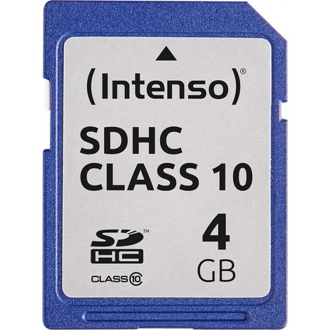 INTENSO SDHC Card 3411450, 4 GB, Class 10 (1/3)