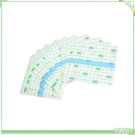 Couverture imperméable - FAFEICY - Film PU - 40pcs - 12x12 cm - Transparent et Découpable (1/5)