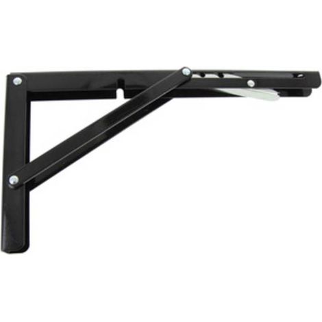 4 x REGGIMENSOLA MULTIPOSIZIONE POR 70 KG NERO 40 CM