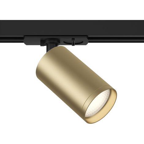 Faretto binario monofase Maytoni Focus S ottone/nero GU10