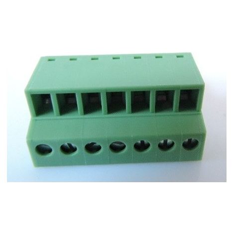 Connecteur mâle de CI vert 1 rangée 7P fil 1,5 mm² débrochable FRONT-MC 1,5/ 7-ST-3,81 PHOENIX CONTACT 1850712
