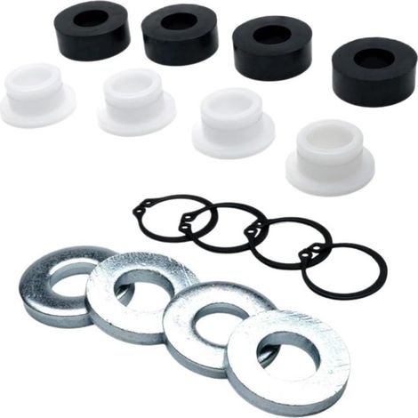 Kit de matériel de réglage de la hauteur de la plate-forme de 16 pièces pour tondeuses à gazon pour modèles F123 7434-1 5727-1 5740-2 Bagues et rondelles métalliques pour l'entretien (1/5)