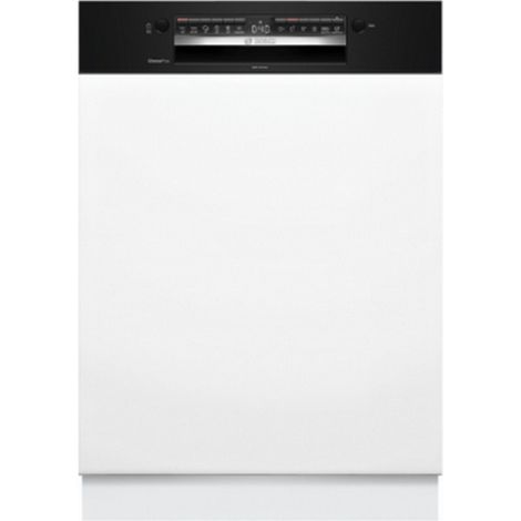 Einbaugeschirrspüler mit 60-cm-bedienfeld. Home connect. 42 db. 14 maßgedecke. 6 programme. 5 optionen. Schwarz. Besteckschublade. - Bosch - SMI4HCB07E