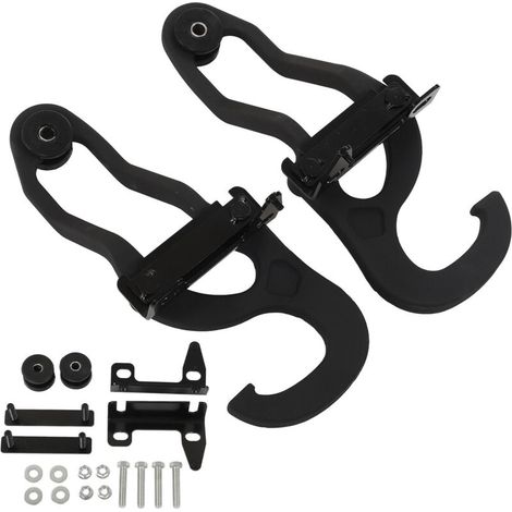 Front tow bar kit with windscreen mount 68196982AA, heavy-duty steel replacement for 2009–2019 Dodge Ram 1500 (1/5)