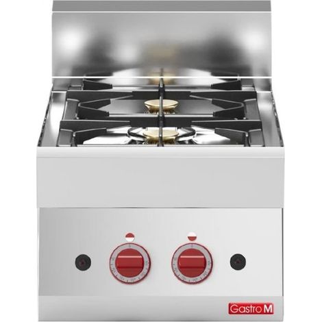 2 feux vifs gaz à poser 65/40 PCG - 650 x 280 x 400 mm - Gastro M (1/2)