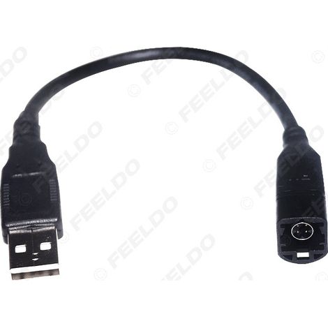 Compatible avec les modèles Skoda Octavia, Volkswagen Polo, Passat, Sagitar et Tiguan (câble adaptateur USB d'origine RCD510).