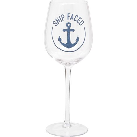 Verre à vin humoristique Ship Faced 420 ml (1/3)