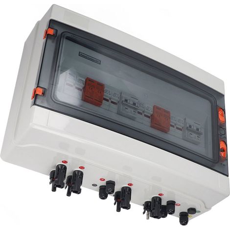 PV-Kombinationsbox Solar 4 Eingänge 2 Ausgänge IP65 wasserdicht 1000V 32A für Außenanlagen (1/5)