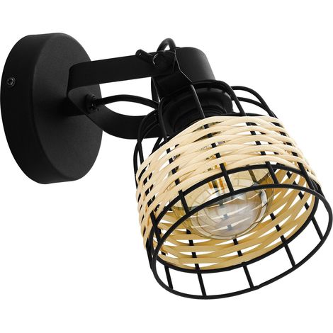 Plafonnier Anwick 1, lampe de plafond 1 flamme vintage, style bohème (1/5)