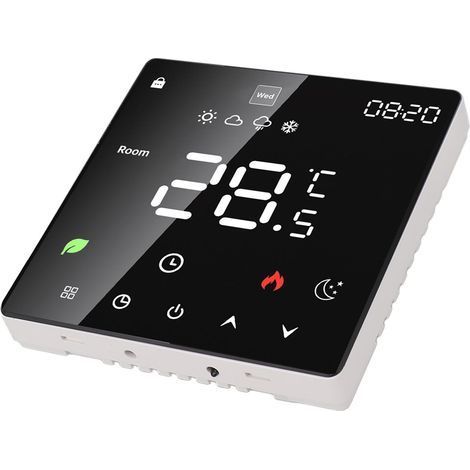 Digitales 3A-Thermostat mit LCD-Display, intelligenter und programmierbarer Warmwasserboiler, Wechselstrom 90–240 V, kein WLAN (1/5)