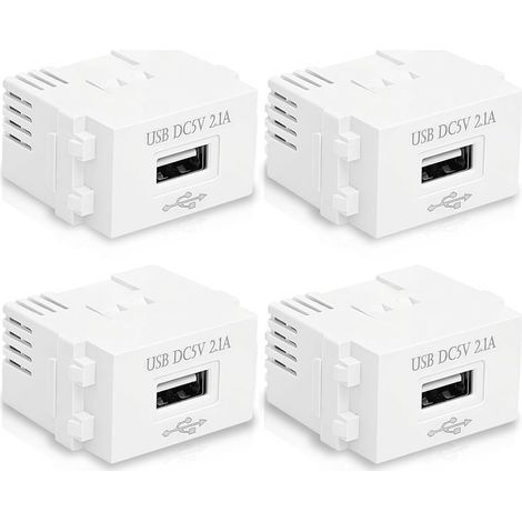Lot de 4 Modules d’Alimentation USB 220V vers 5V 2.1A, Transformateur AC DC USB Chargeur Module, Alimentation USB pour Smartphone Tablette Appareils USB, Module Charge USB pour DIY (1/5)