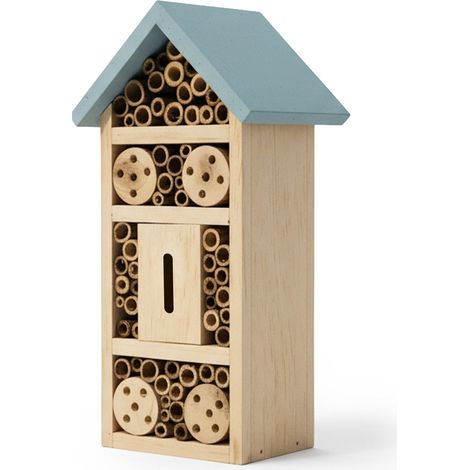 Casa Per Insetti Da Giardino In Legno Di Bambù – 6 Scomparti (1/5)