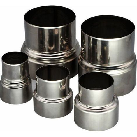 Réducteur De Tuyau - Acier Inoxydable - Ø80mm - Pour Conduits De Cheminée Et Systèmes À Double Paroi - 1 Pièce (1/3)