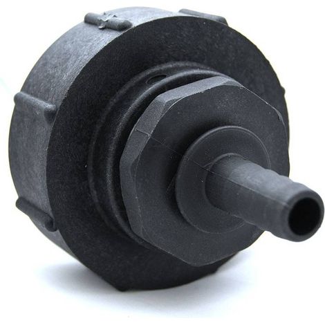 Raccord S100x8 femelle - male cannelé droit 19mm (1/2)