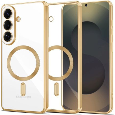 Samsung Galaxy S26 MagFlex Schutzhülle – Transparent Gold (1/5)