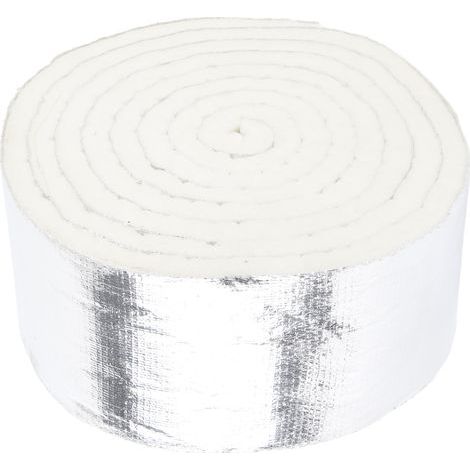 Ortviai Ruban d’isolation thermique 1000 °C IMPA813872 en feuille d’aluminium pour tuyaux, 100 x 12 mm x 3,3 m (1/5)