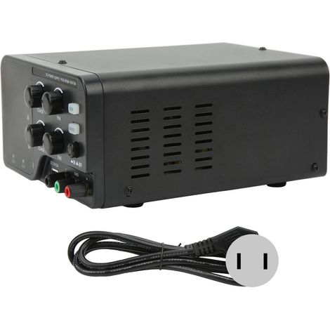 Alimentation DC Variable 0-30V 10A 4 Chiffres Affichage Protection Complète Bloc Alimentation de Banc 110V/220V Prise US (1/5)