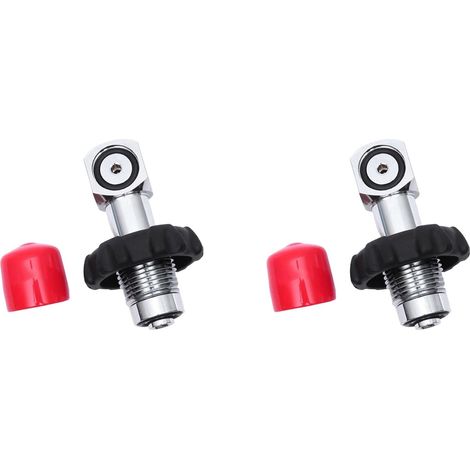 2X Cylindres de PlongéE sous-Marine BCD DIN vers ÉTrier de Remplissage Adaptateur de Remplissage de RéServoir Valve 300 Bars DIN vers ÉTrier Standard (1/5)