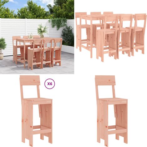 7-tlg. Gartenbar-Set Massivholz Douglasie - Gartenbar - Holztisch - Outdoor Möbel - Gartenmöbeln - Terrassensatz - Home & Living (1/5)