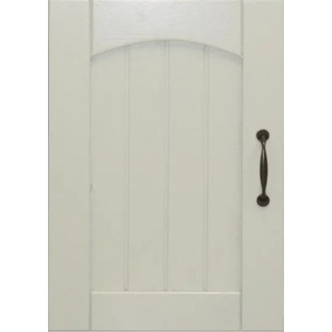 Gdmenuiseries – Porte de cuisine blanche 400x700mm – Panneau fibre haute densité – Finition polymère brillant – Charnières amortisseurs incluses - 1porte