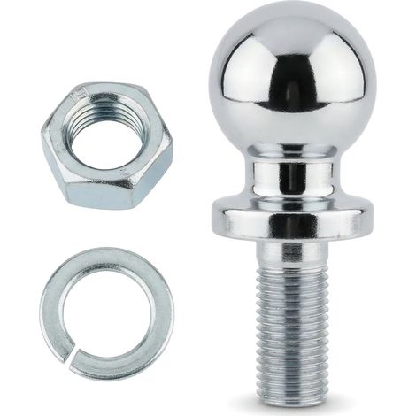 Boule d'Attelage de Remorque 50 mm M22 avec Vis pour Remorque jusqu'à 3,5 T, Voiture, Camionnette (1/5)