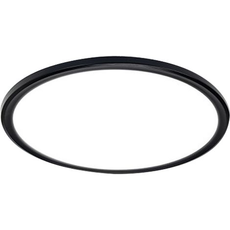 Plafonnier LED lumière du jour « lumière chaude 3000K, lumière neutre 4000K, lumière blanche 6000K », plafonnier moderne, fin et plat, rond, pour chambre, couloir, cuisine, bord blanc