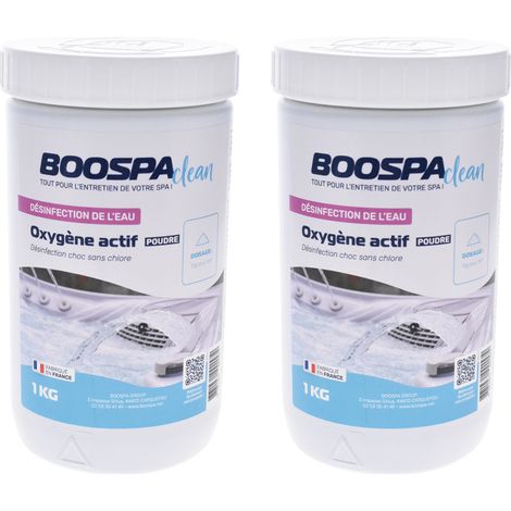 Lot de 2 Oxygène Actif Spa 1kg Poudre