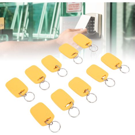 10 wiederbeschreibbare 125-kHz/13,56-MHz-RFID-IC-Schlüsselkarten für Türen (1/5)