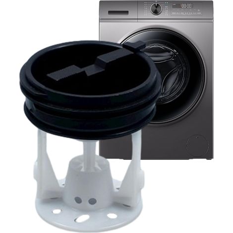 Couvercle d'étanchéité de la machine à laver, bouchon de vidange de la machine à laver - Couvercle d'étanchéité de la pompe de drainage - Pièce de rechange du filtre à peluches pour débris (1/5)