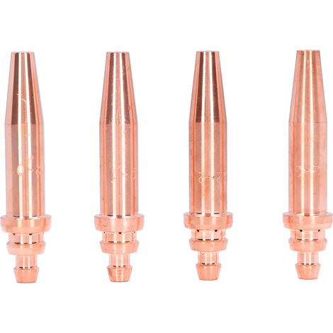 4 Embouts de Coupe Isobares G02, Buses en Cuivre pour Chalumeau Soudure Acétylène, Kit de Consommables Torche (1/5)