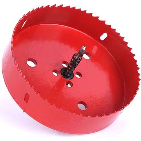 Scie Cloche Bi-Métal Ø 150 mm , acier rapide HSS M42, avec tige hexagonale et foret pour aluminium, fer et bois (1/5)