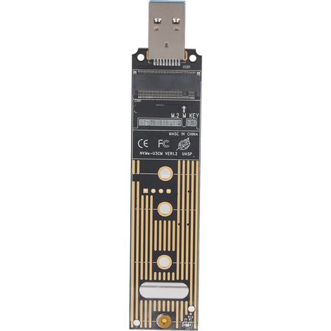 Adaptateur SSD vers USB, Carte Adaptateur M.2 NVME SSD vers USB, Carte Convertisseur de Disque Dur Carte Adaptateur SSD (1/5)