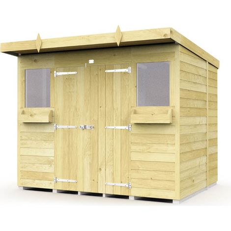 8 x 5 Pent Summer Shed