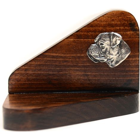 Boxer, Boxer III - bougeoir en bois avec un chien, porte-bougie chauffe-plat, hommage canin par Art-Dog (1/5)