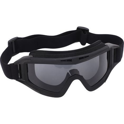 Strap Up Anti-UV- und Anti-Kratz-Sportbrille mit austauschbaren klaren gelben Gläsern, idealer Augenschutz beim Radfahren und Laufen. (1/5)