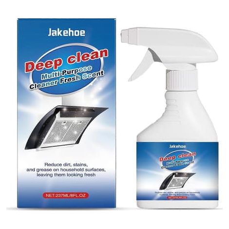 Nettoyant de cuisine naturel et polyvalent, détachant en profondeur, éliminateur d'odeurs, sans danger pour les appareils ménagers, nettoyage quotidien, lot de 2 (1/5)