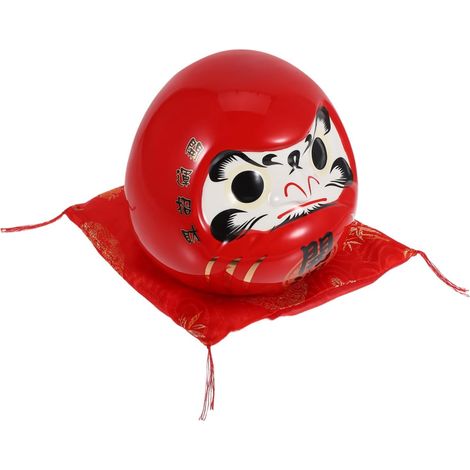 Figurine Japonaise Maneki Neko Céramique Robuste Décoration Zen de Bureau pour Fortune et Ornement de Chat Élégant (1/5)