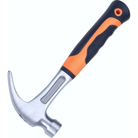 Claw Hammer, 45 Construction en Acier, Poignée sans Glissement, Marteau électricien et Cadrage, Outil Polyvalent pour L'amélioration de la Maison, L'automobile, les Travaux (1/5)