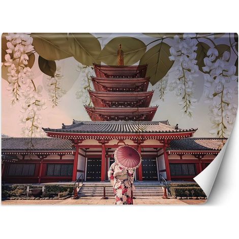 Poster Mural, Temple Geisha et Senso Ji à Tokyo - 100x70 (1/5)