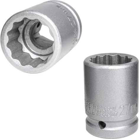 Bussola a impatto da 3/4" 27 mm a 12 punte